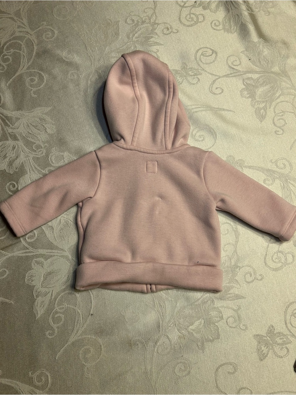 GAP Light Pink Hooded Zip Sweatshirt with Ear Detail - Picture 4 of 4
